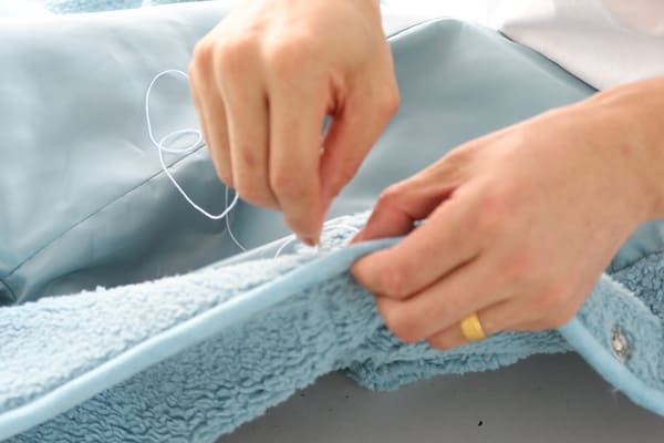 clothing manufacturer factory floor with production lines