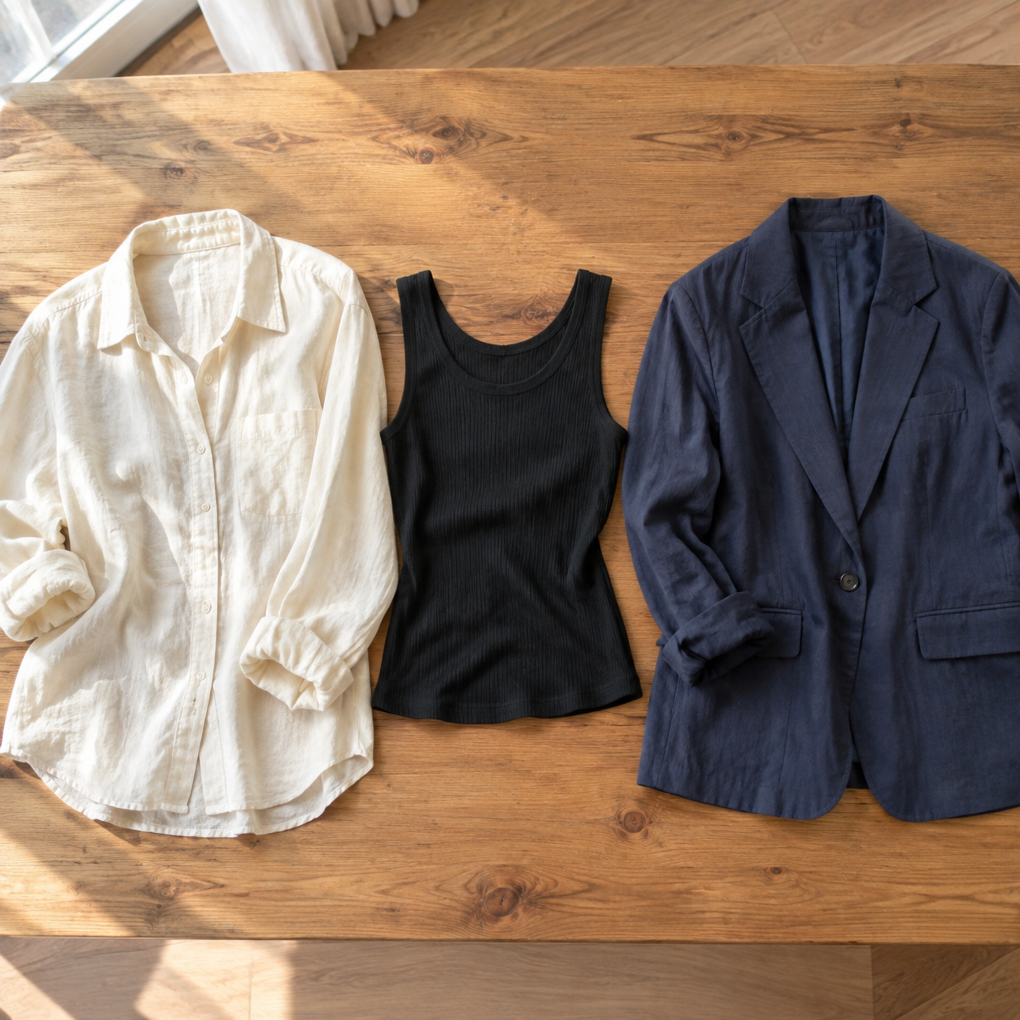 Developing a balanced capsule collection using the 3-3-3 rule for clothing