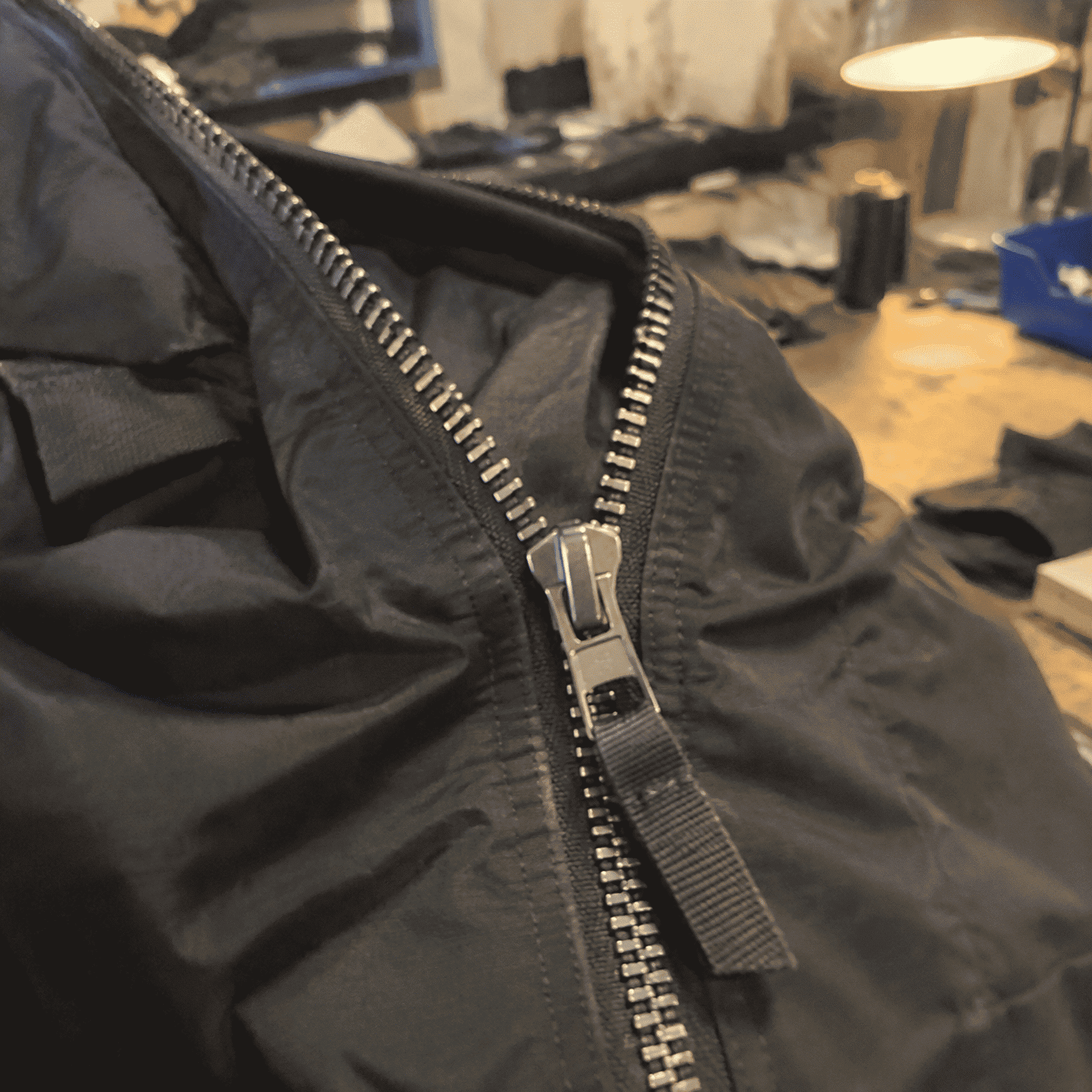 Trendy hardware in jacket design