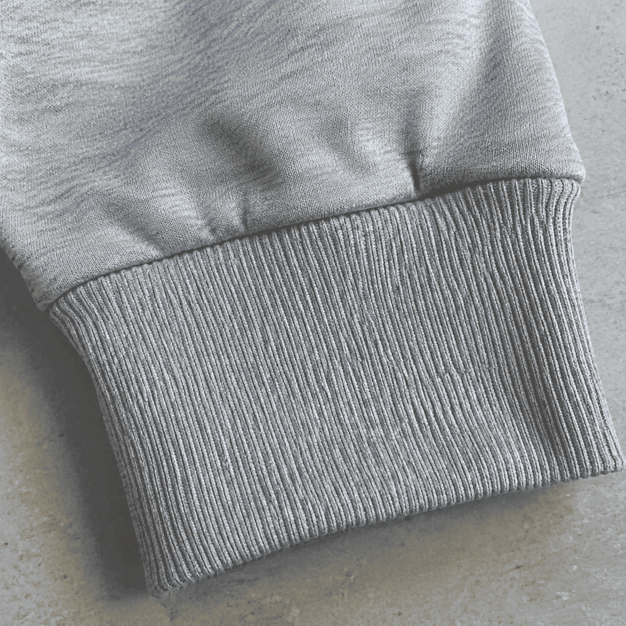 elastic ribbing retains shape after wear